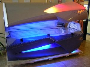 Repasované horizontálne solárium Ergoline 800