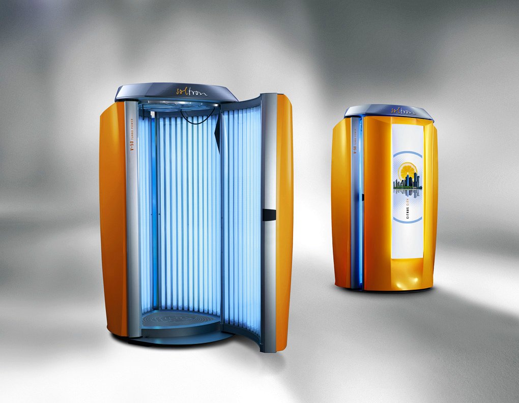 Repasované vertikálne solárium Soltron V-50