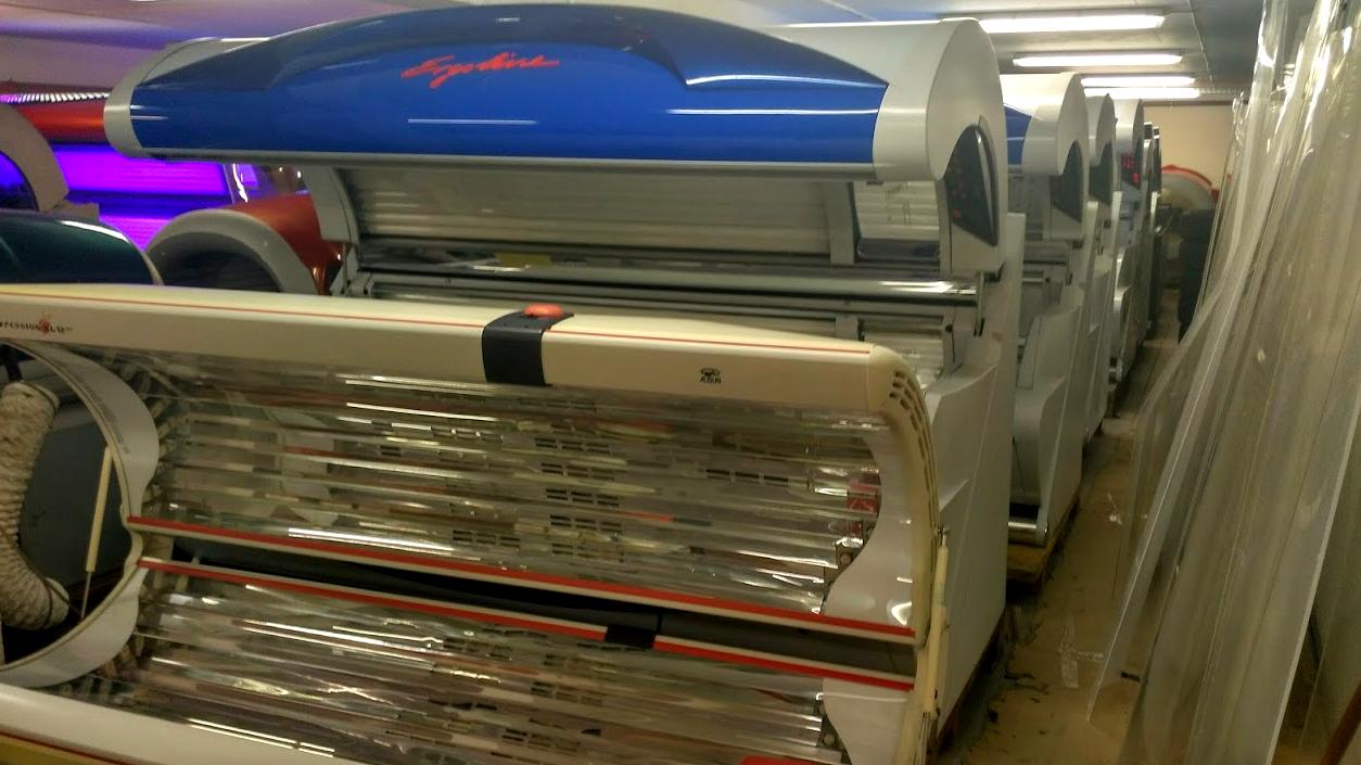 Repasované klasické solárium Ergoline